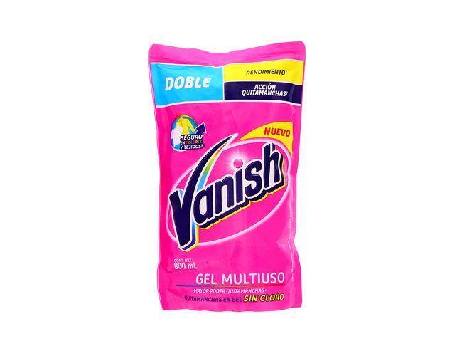 Removedor De Manchas Vanish Max Ropa De Color Bolsa 800 Ml Lacolonia